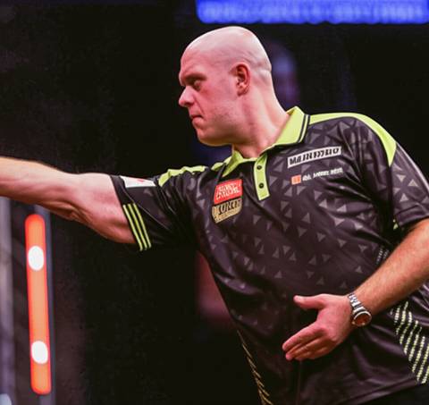 VAN GERWEN 'NOT COMPLETELY FIT' BUT READY FOR PREMIER LEAGUE RETURN IN BELFAST